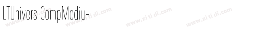 LTUnivers CompMediu字体转换